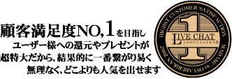 �ڋq�����xNO.1�I